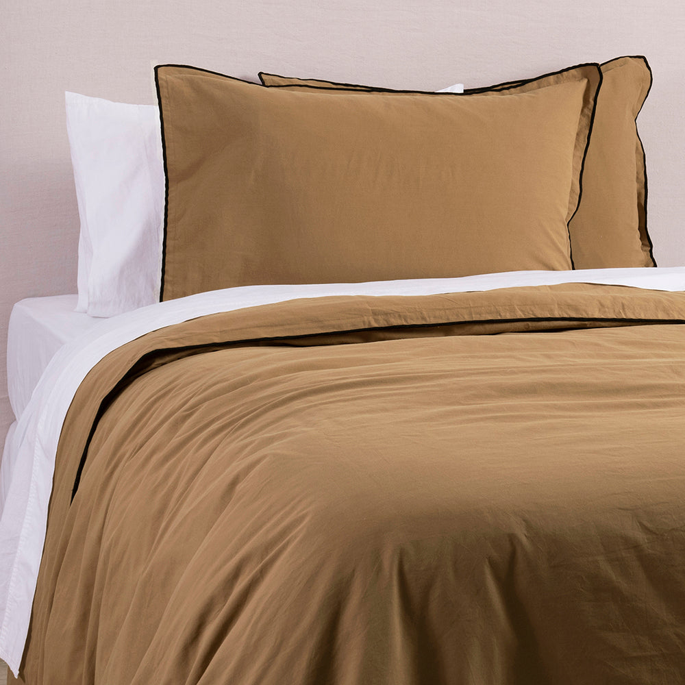 Funda Plumón Frame King Ocre