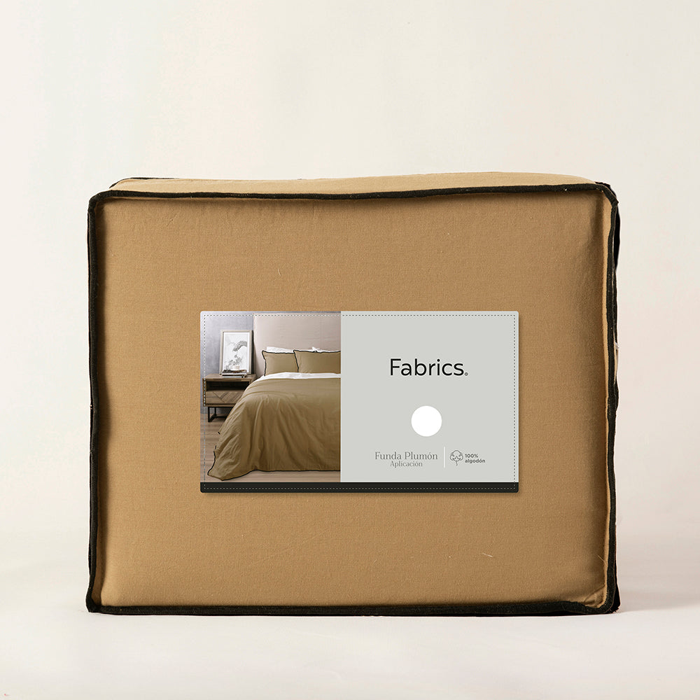 Funda Plumón Frame King Ocre