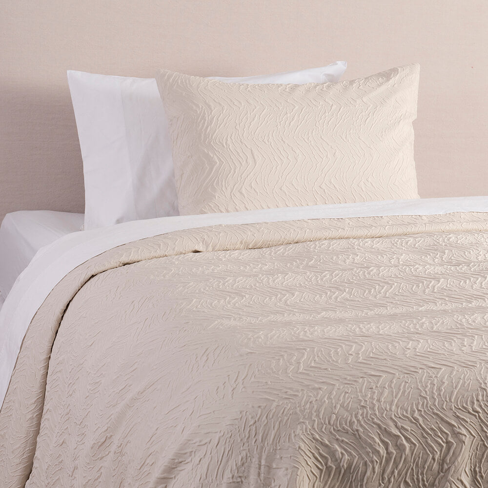 Funda de Plumón Organic 1.5 Plazas Beige