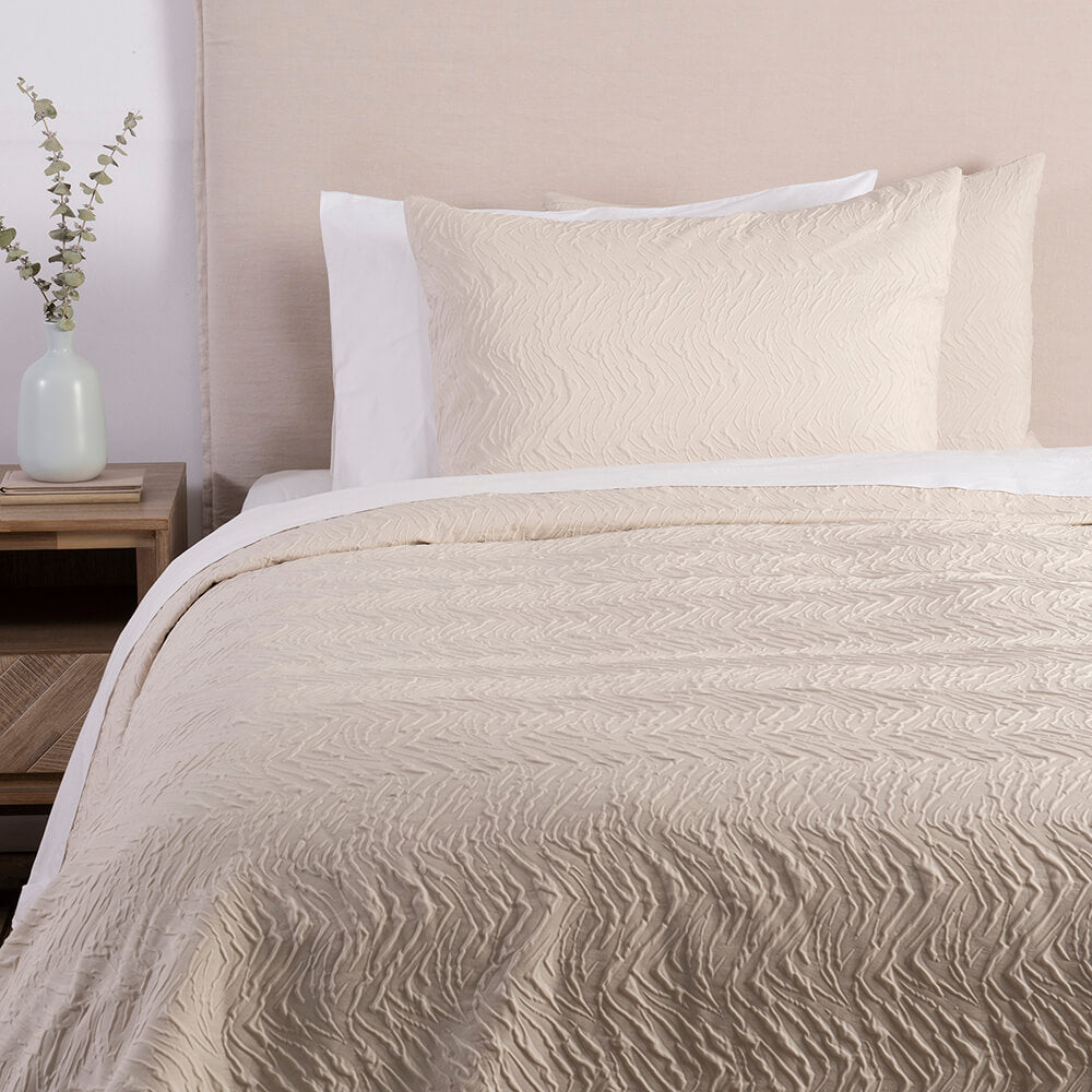 Funda de Plumón Organic 2 Plazas Beige