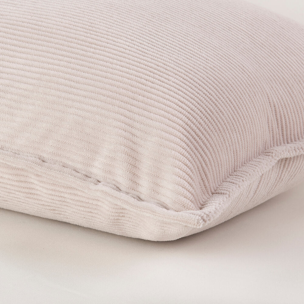 Cojín Quilt Corduroy 35x70 Beige