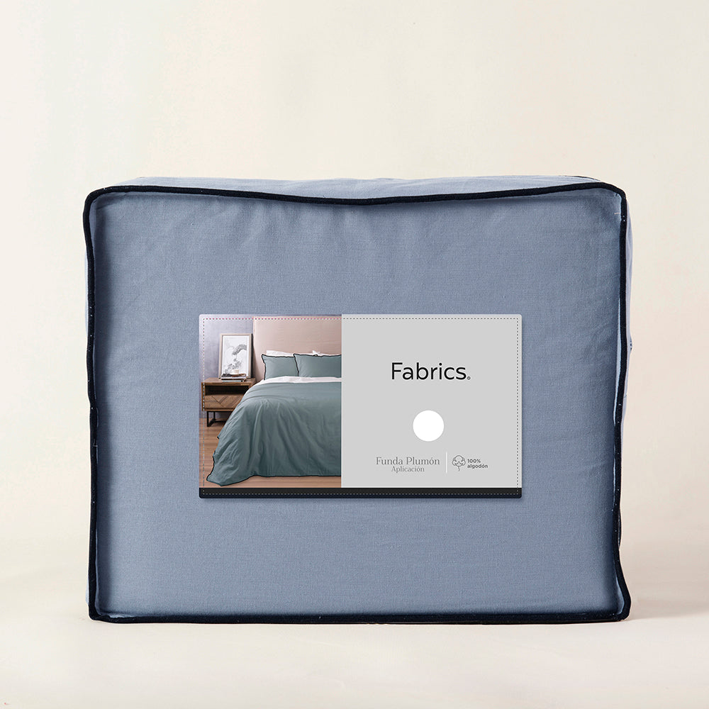 Funda Plumón Frame Super King Piedra