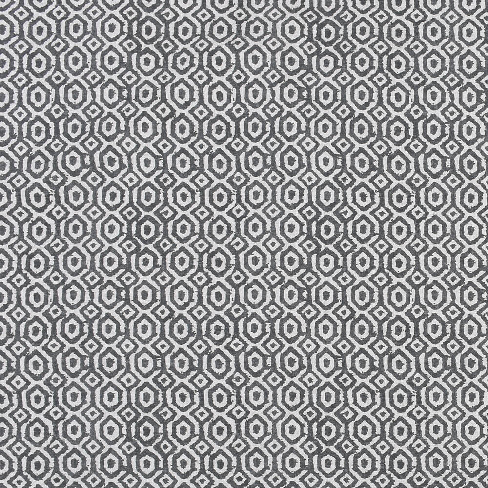 Algodón Doble Estampado Helga Negro