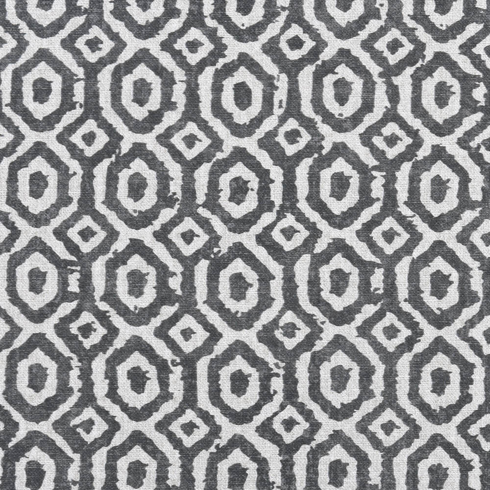 Algodón Doble Estampado Helga Negro