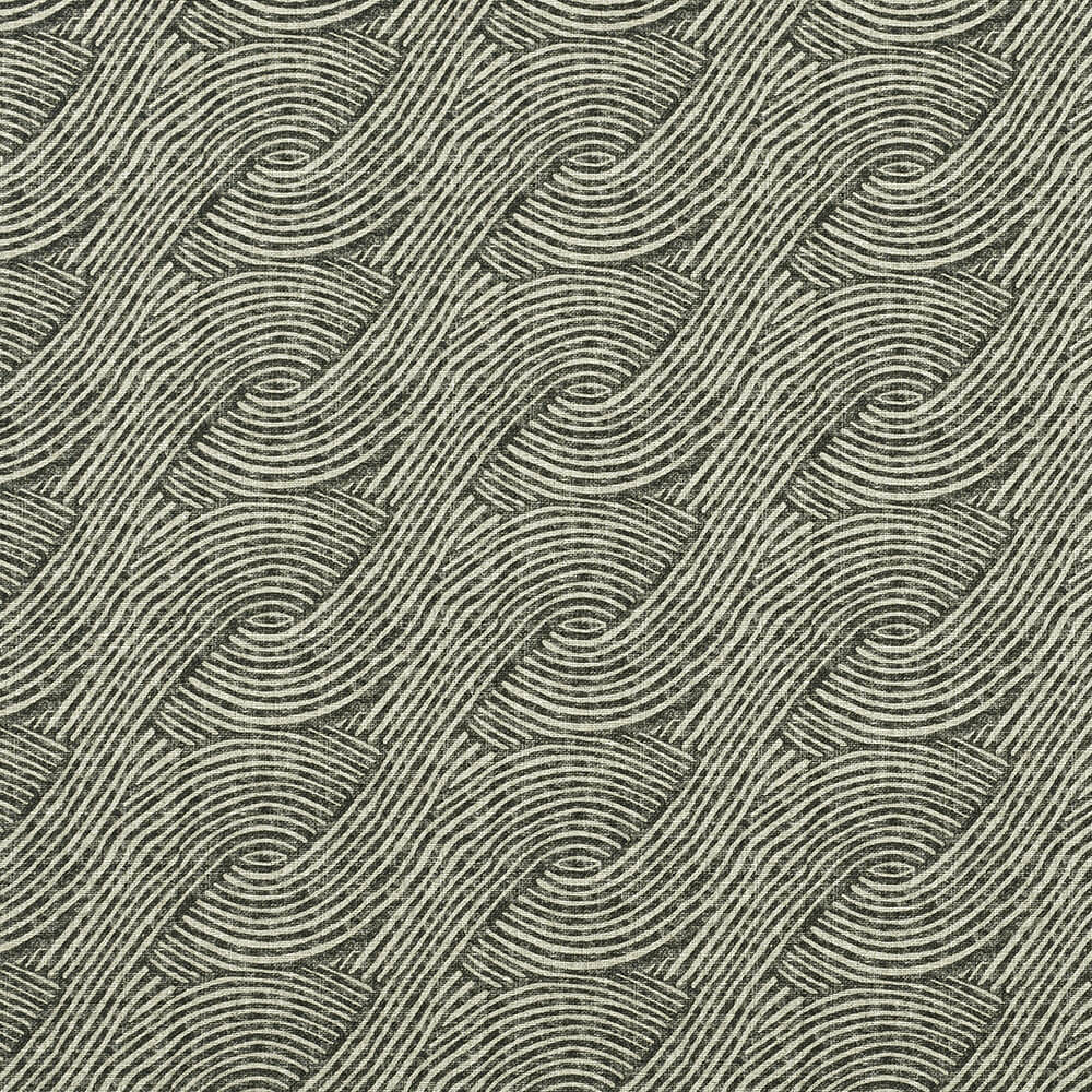 Algodón Doble Estampado Imani Negro