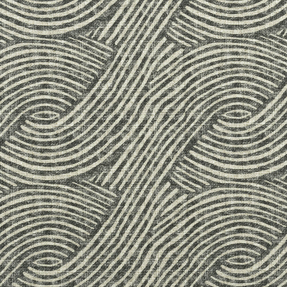 Algodón Doble Estampado Imani Negro