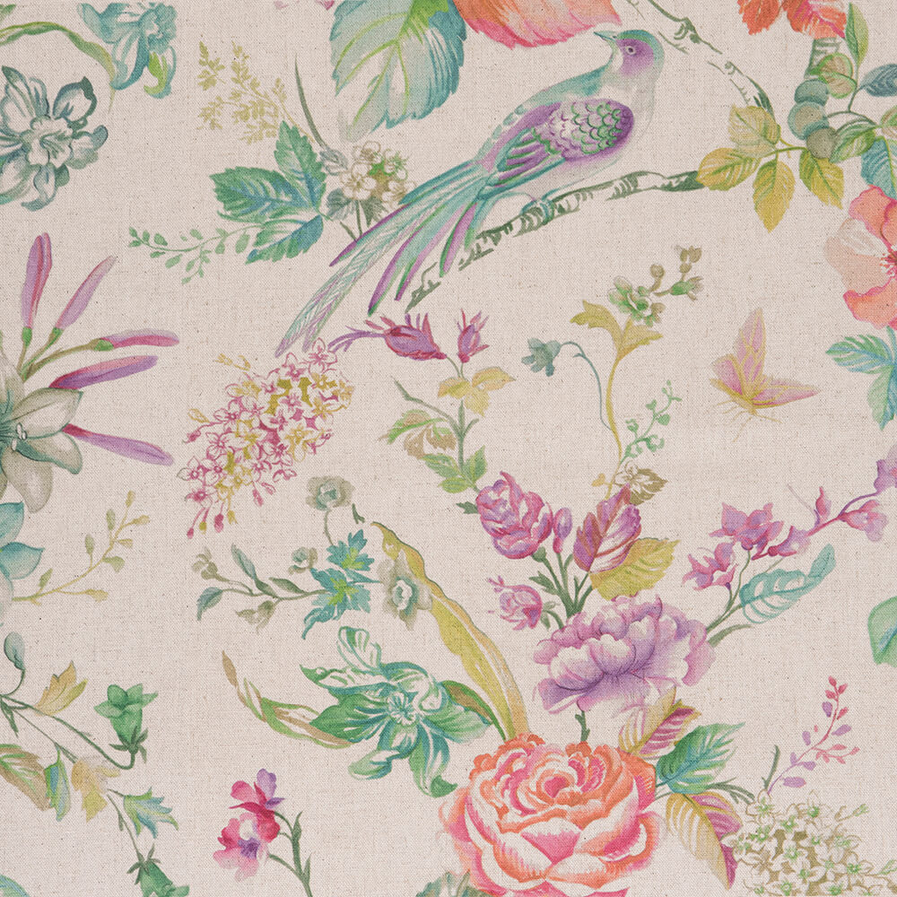 Algodón Simple Estampado Jarita Verde