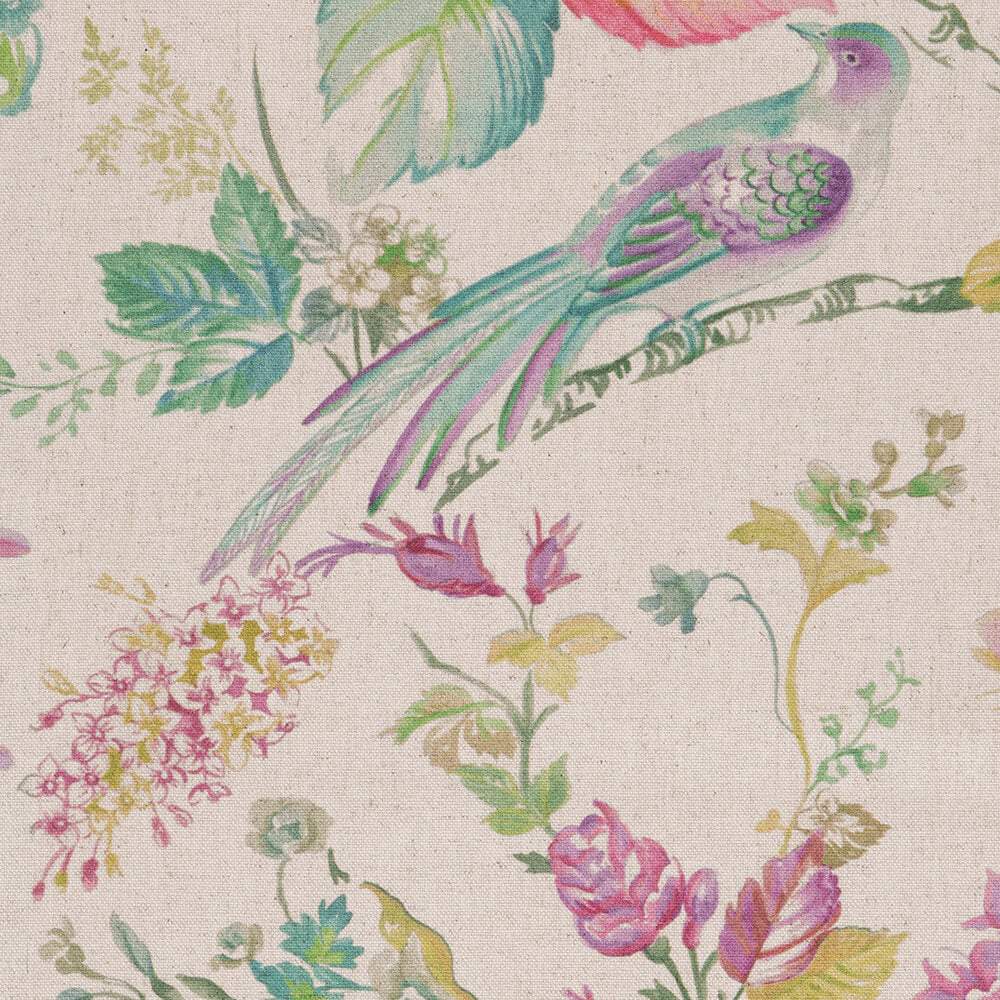 Algodón Simple Estampado Jarita Verde