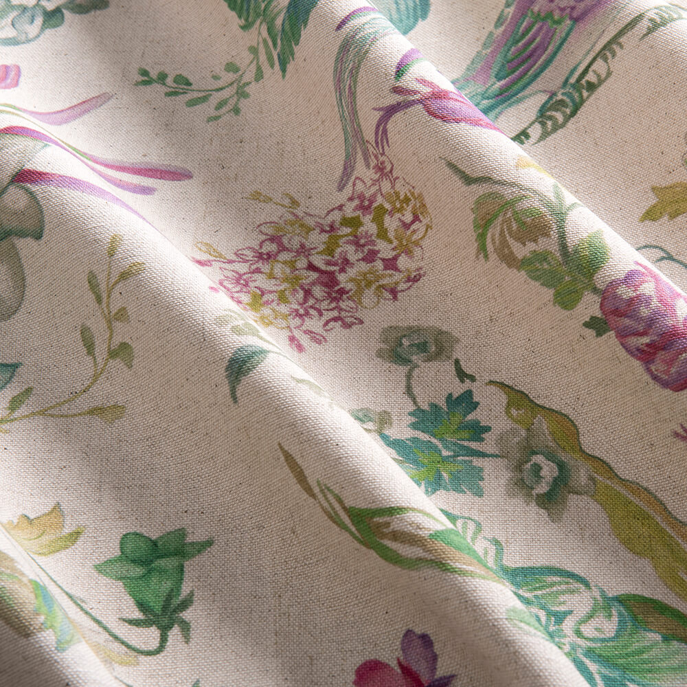 Algodón Simple Estampado Jarita Verde