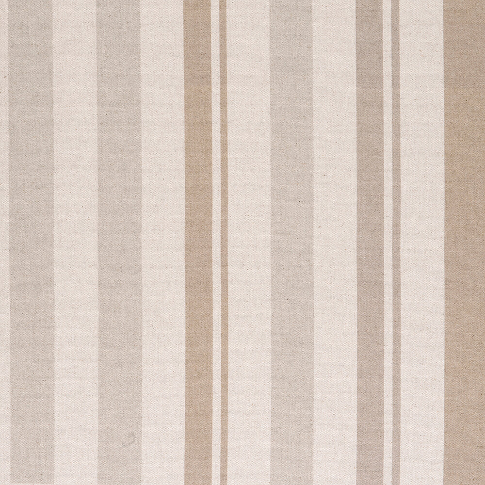 Algodón Simple Estampado Rayas Sidney Visón