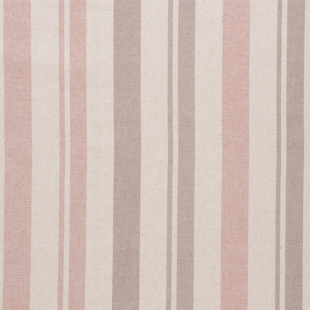 Algodón Simple Estampado Rayas Sidney Rosado