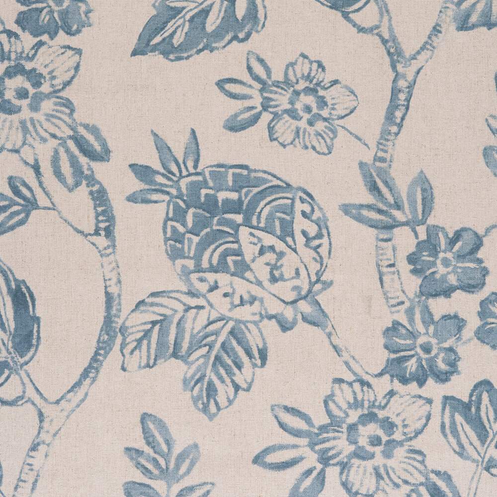 Algodón Simple Estampado Barcelona Azul