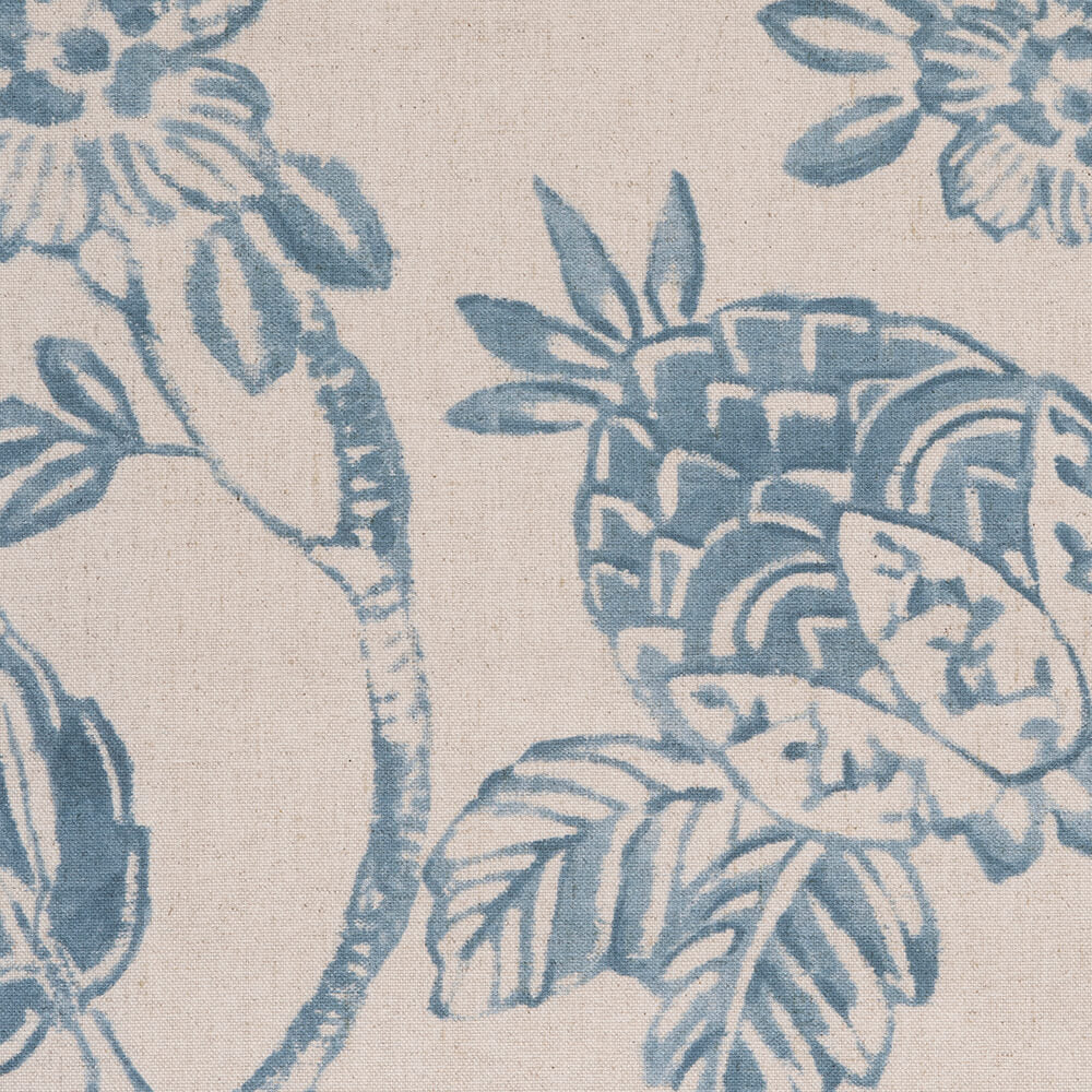 Algodón Simple Estampado Barcelona Azul