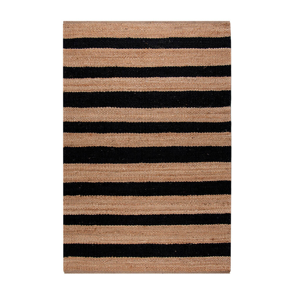 Alfombra Mysore Natural-Negra
