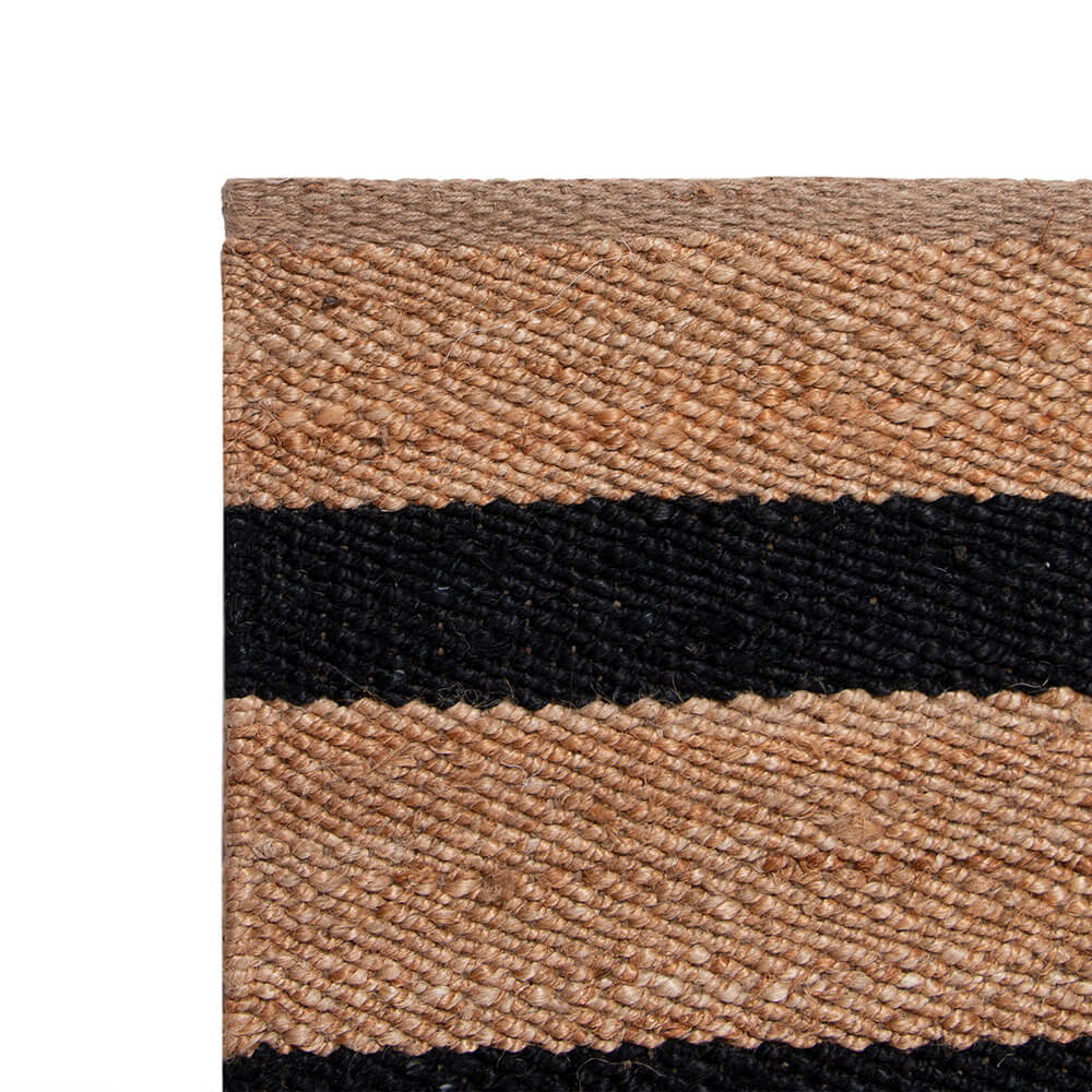 Alfombra Mysore Natural-Negra