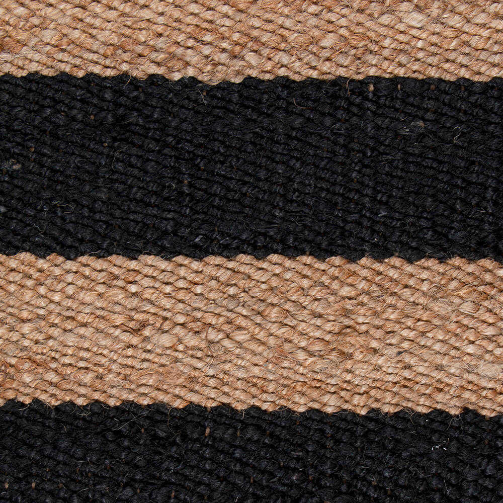 Alfombra Mysore Natural-Negra