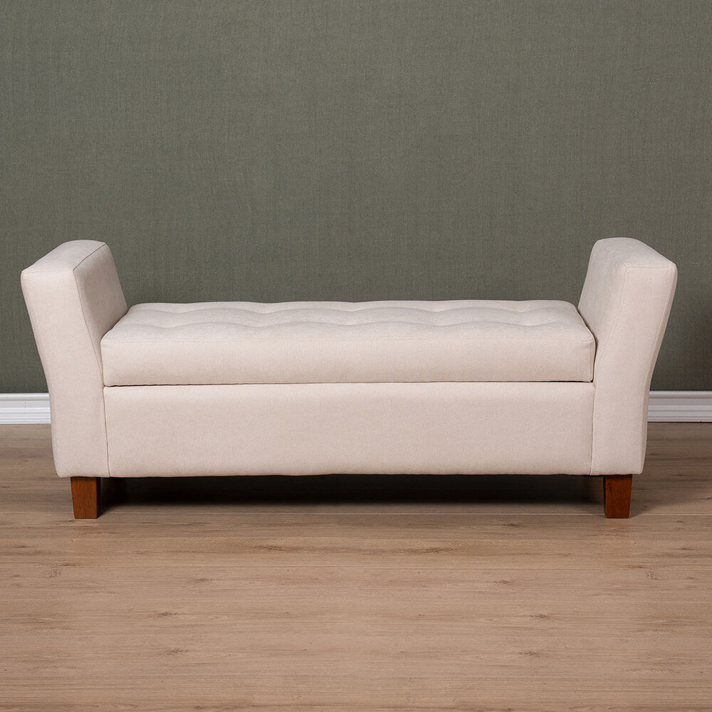 Banqueta Baúl Beige
