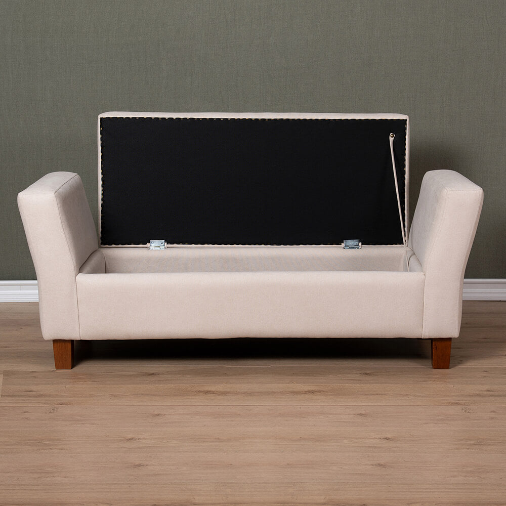 Banqueta Baúl Beige