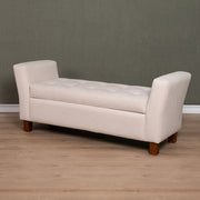 Banqueta Baúl Beige