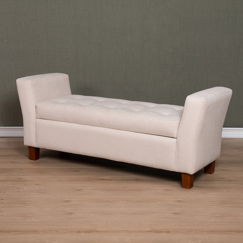 Banqueta Baúl Beige