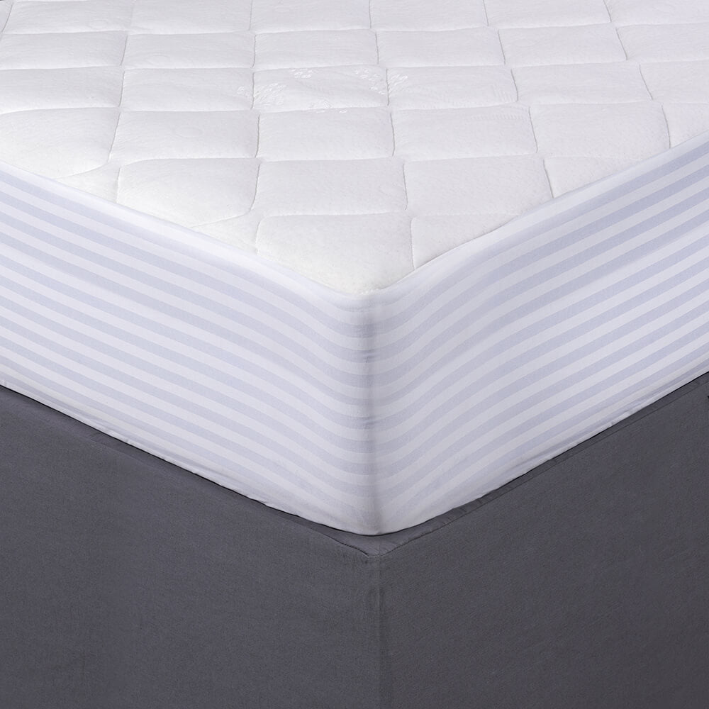 Cubrecolchon 160x200 Queen 2 Plazas Pillow Top Soft Protect Color Blanco