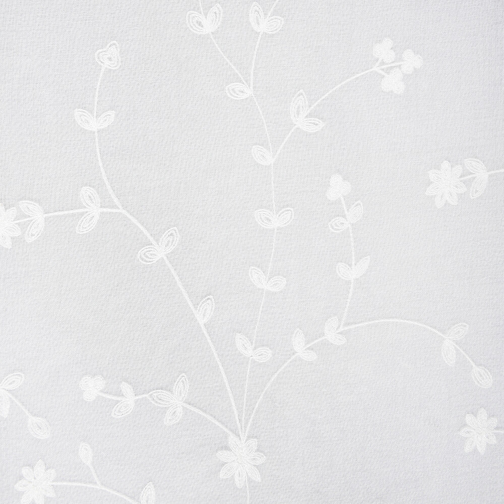 Gasa Doble Florecillas Crudo