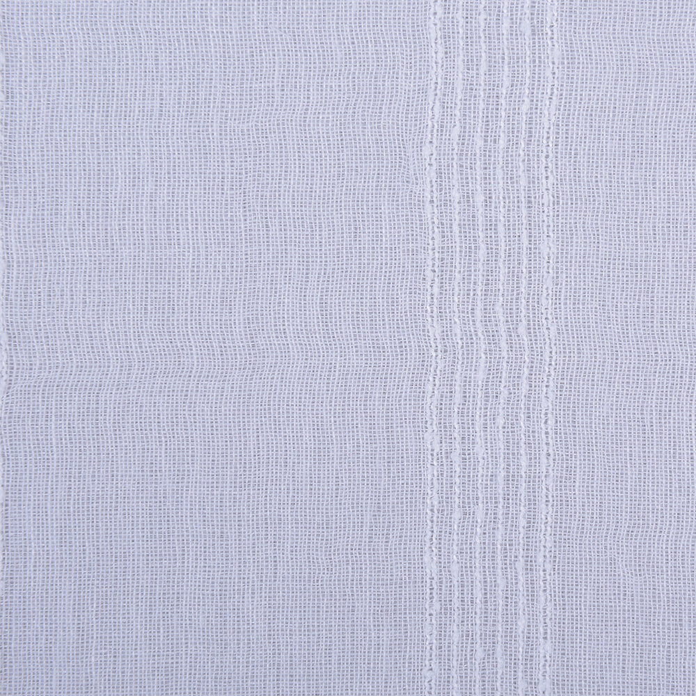 Gasa Doble Rayas Motas Crudo