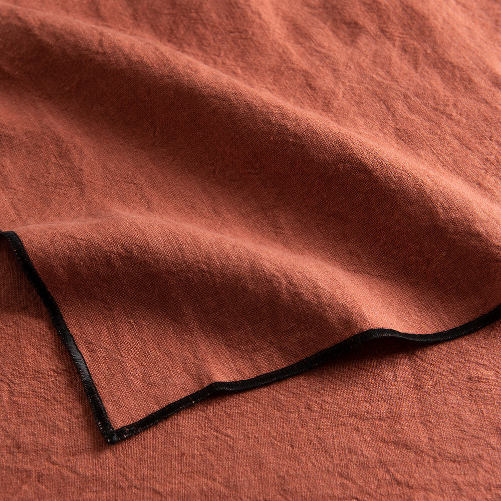 Camino de Mesa Lino Isa Terracota