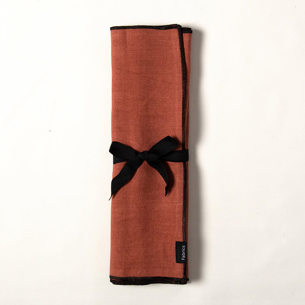 Camino de Mesa Lino Isa Terracota