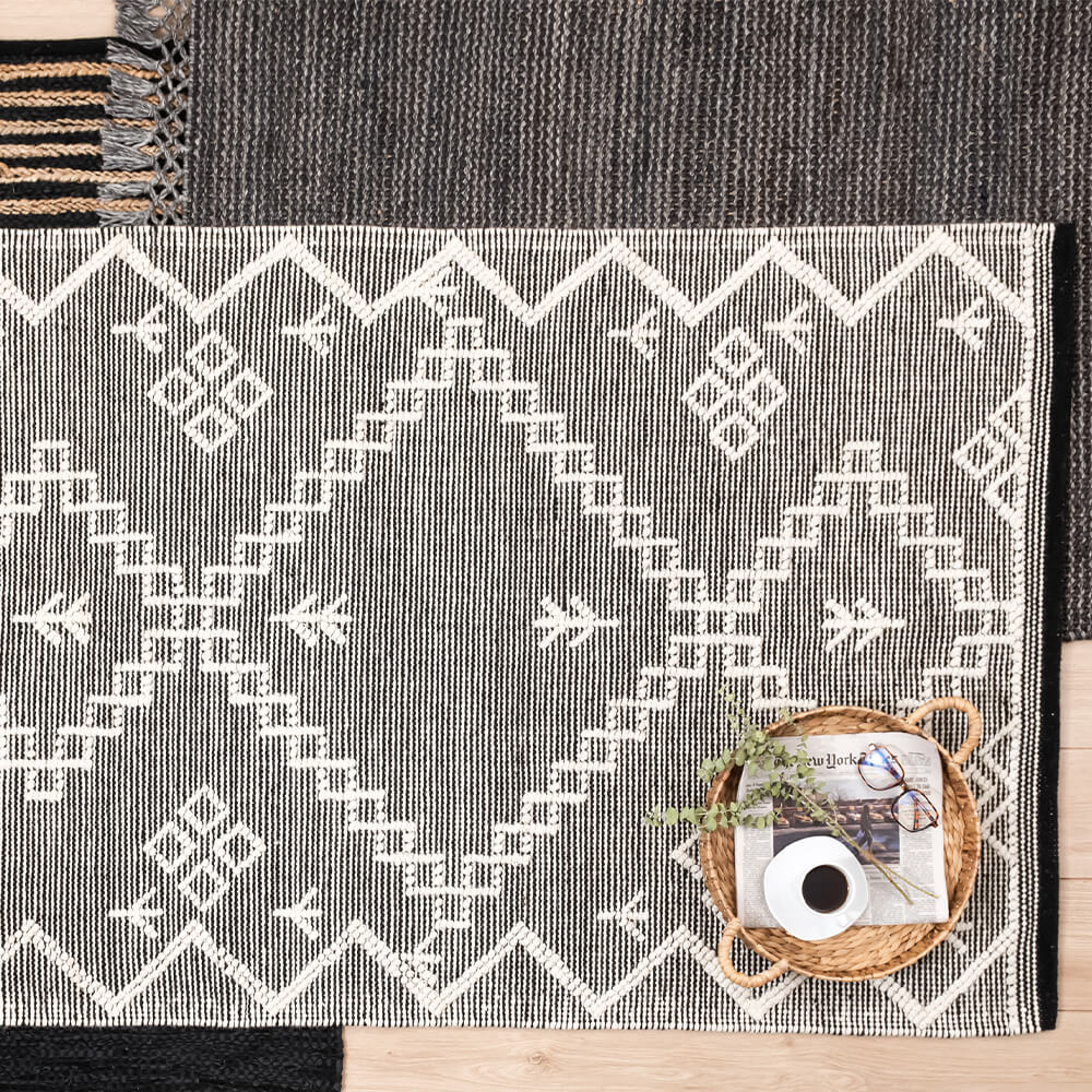 Alfombra Patna Negro