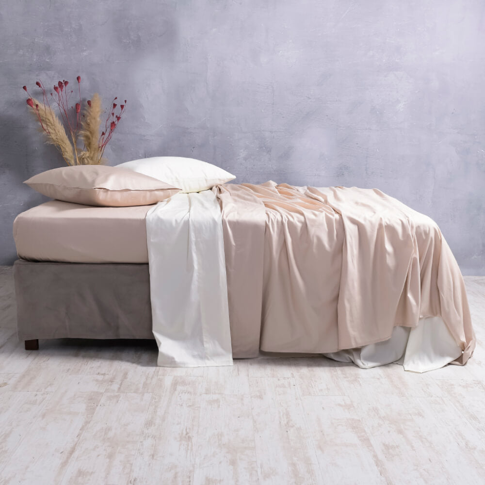 Sábana 300 Hilos Super King Beige