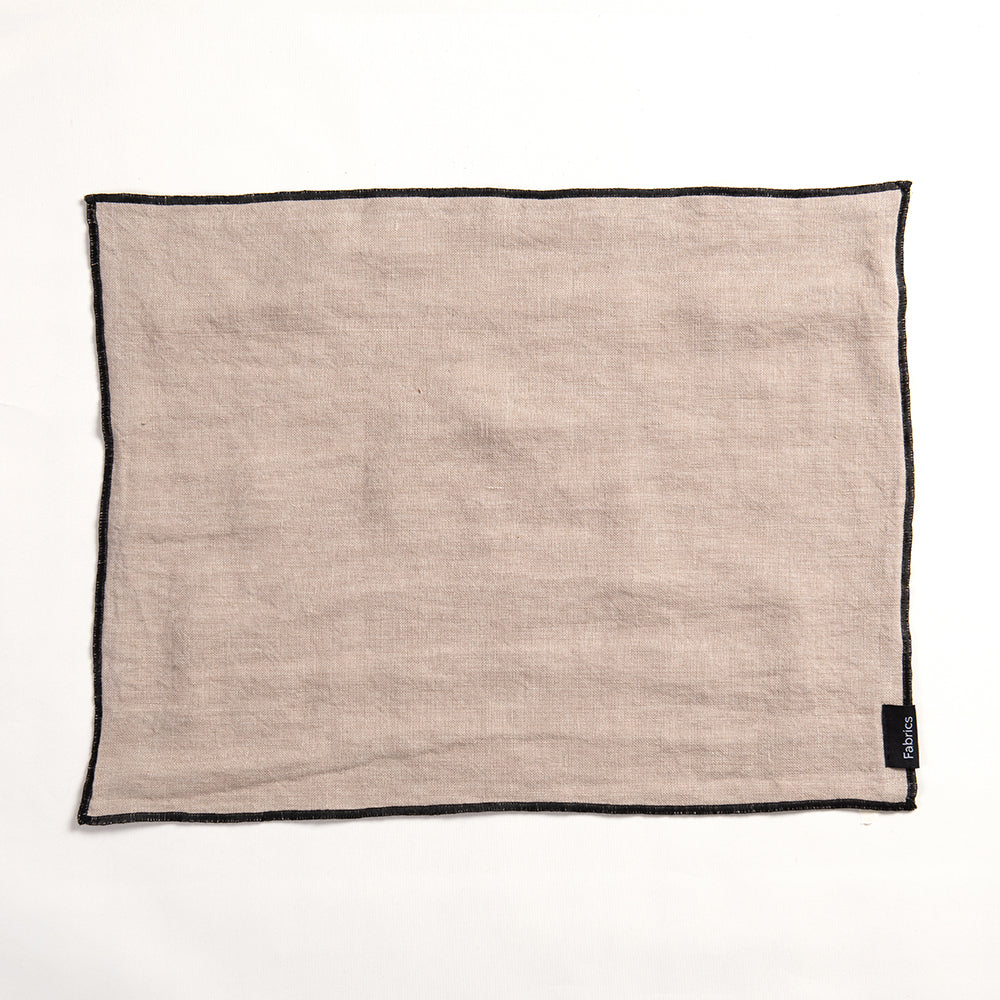 Individual Lino Isa 35x45cm Natural