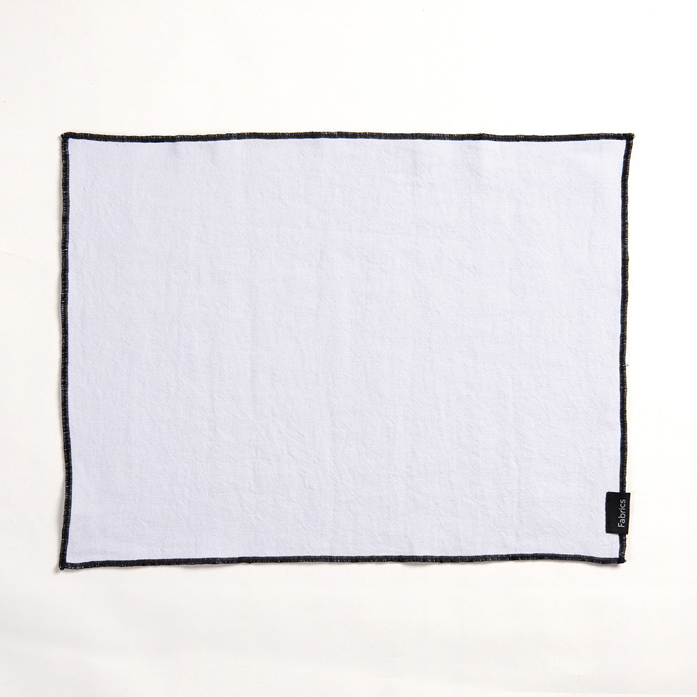 Individual Lino Isa 35x45cm Blanco