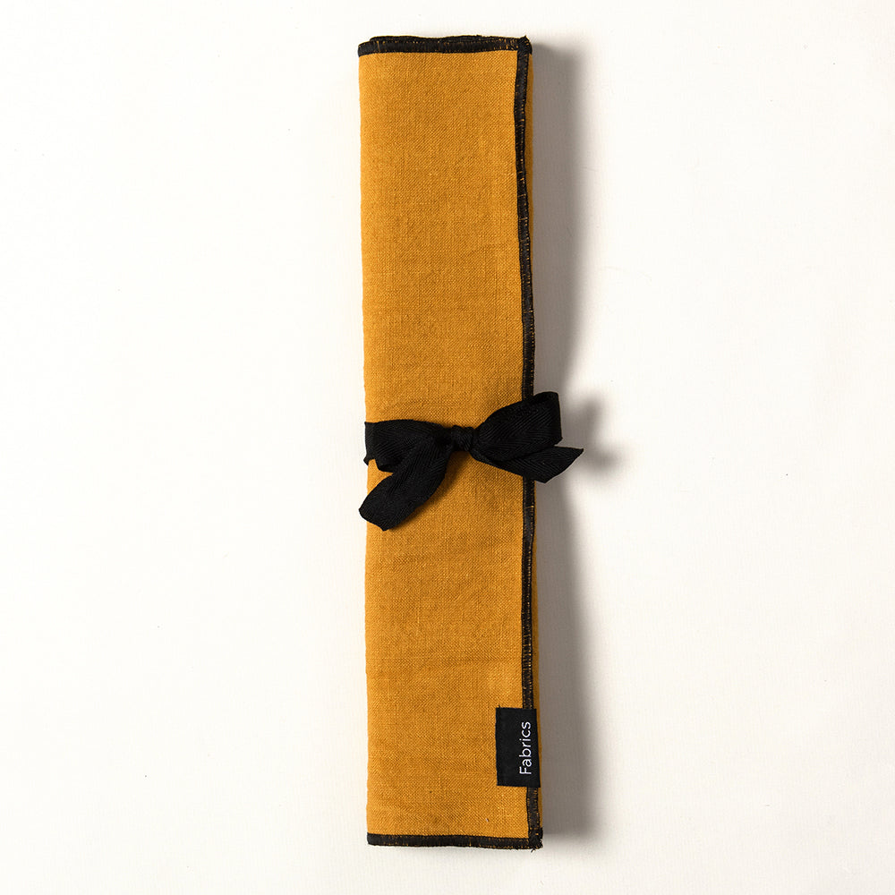 Individual Lino Isa 35x45cm Amarillo