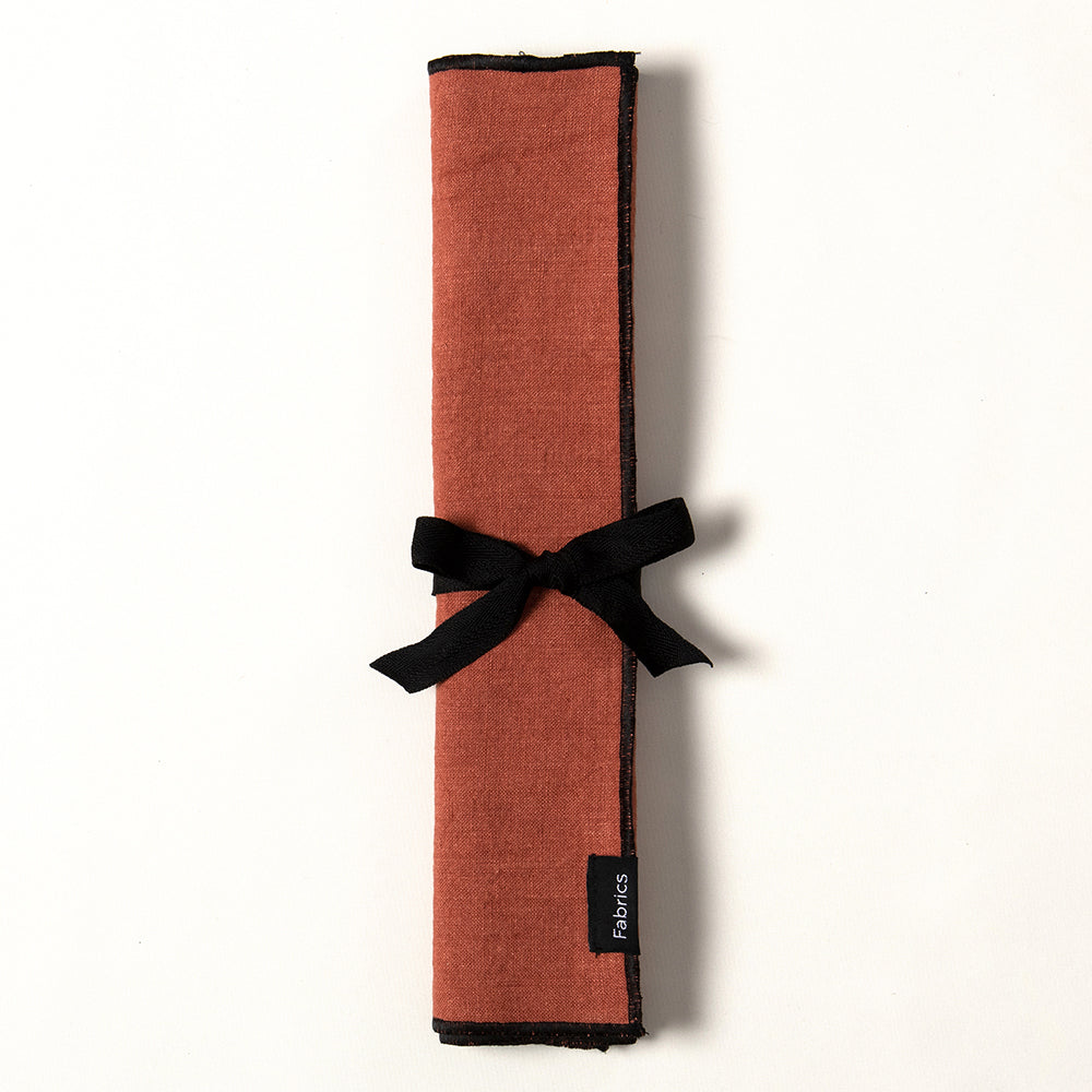 Individual Lino Isa 35x45cm Terracota