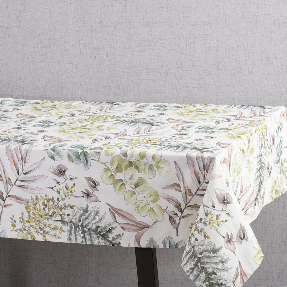 Mantel Estampado Wattle Blanco