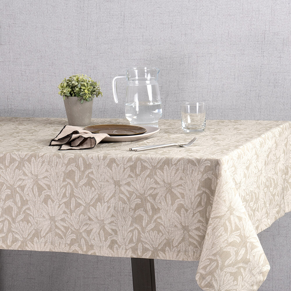 Mantel Estampado Yasin Beige