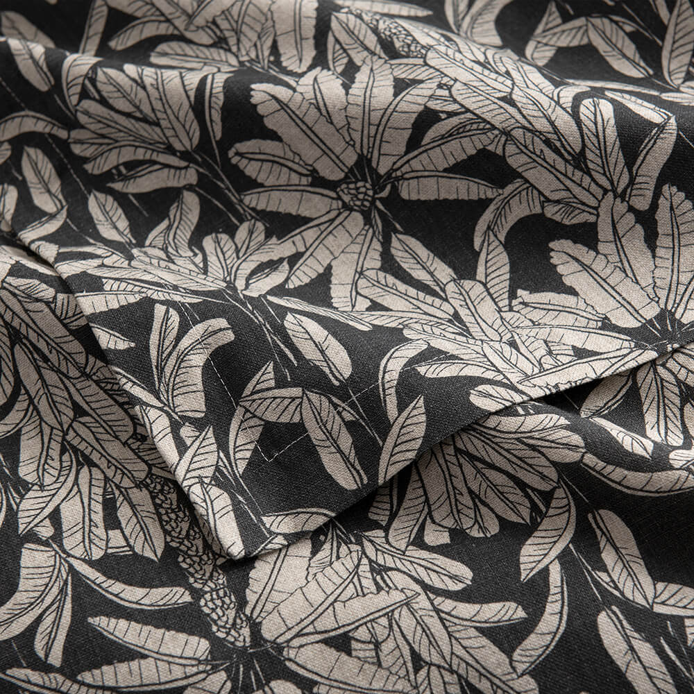 Mantel Estampado Yasin Negro