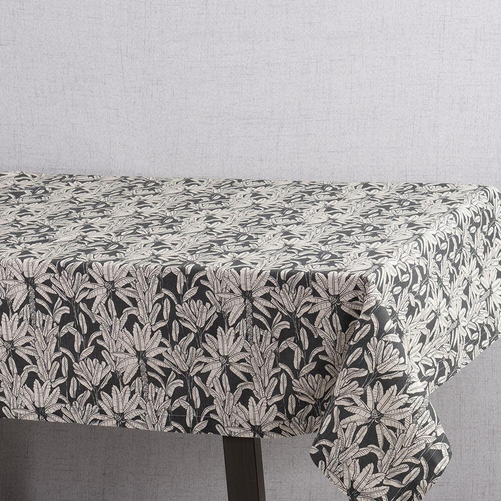 Mantel Estampado Yasin Negro