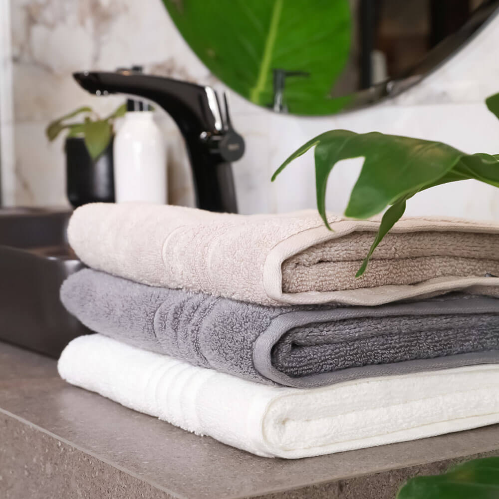 Toalla Mano 600g Gris