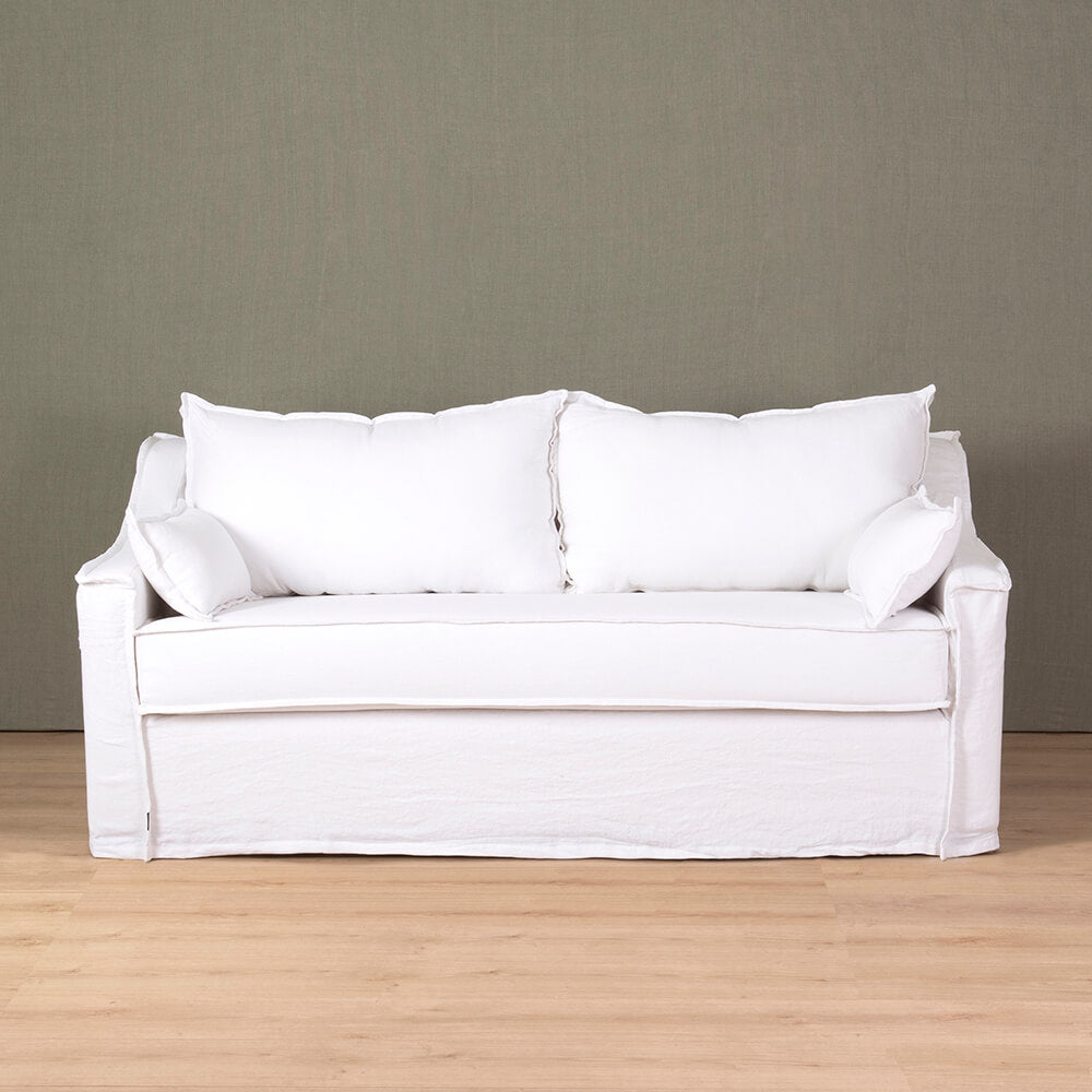 Sofá Francés Lino Blanco