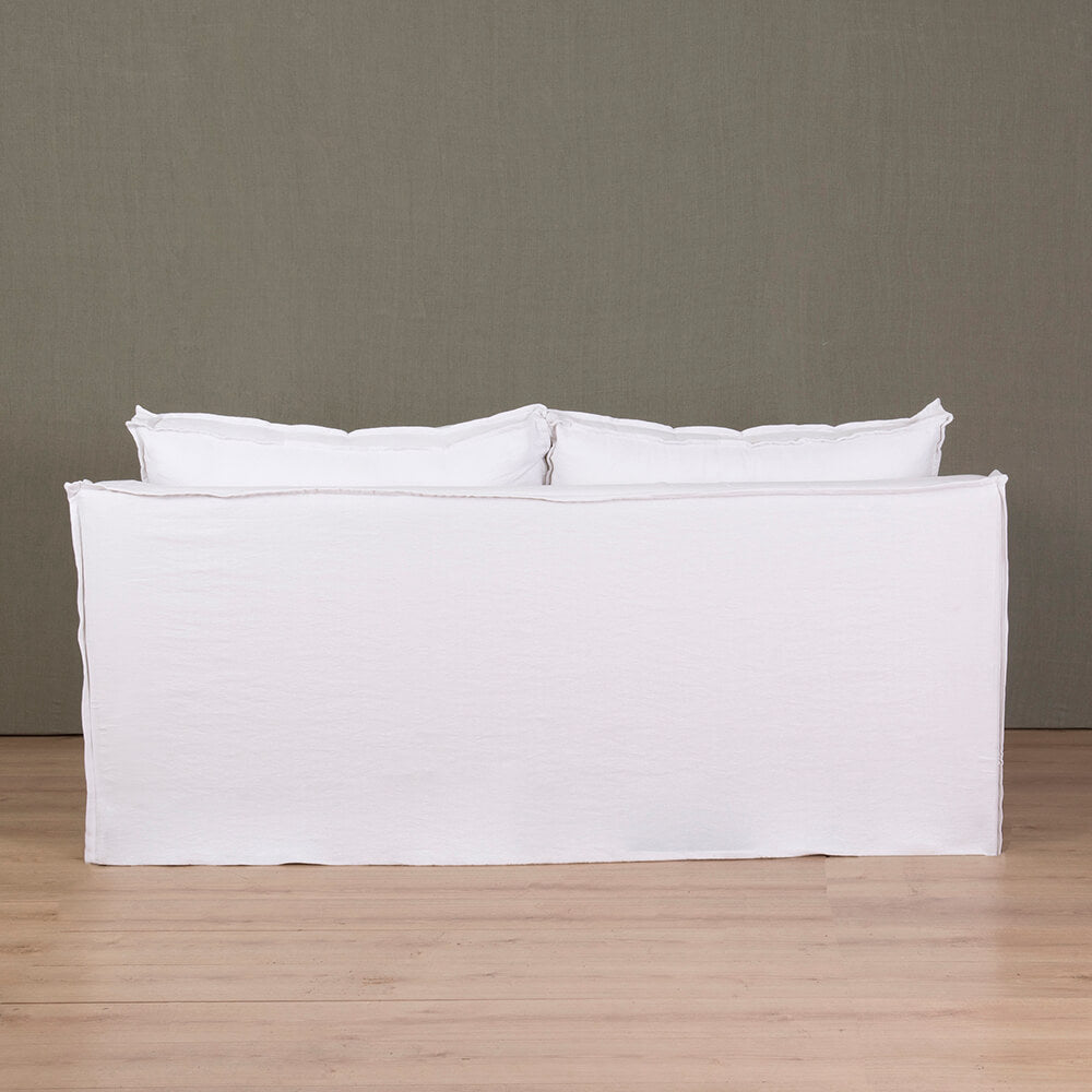 Sofá Francés Lino Blanco