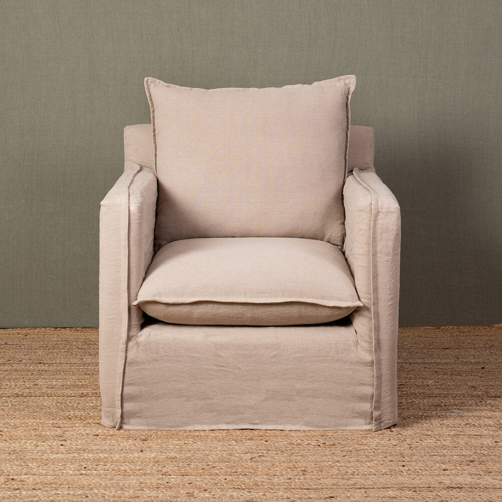 Sillón Dominga Lino Natural