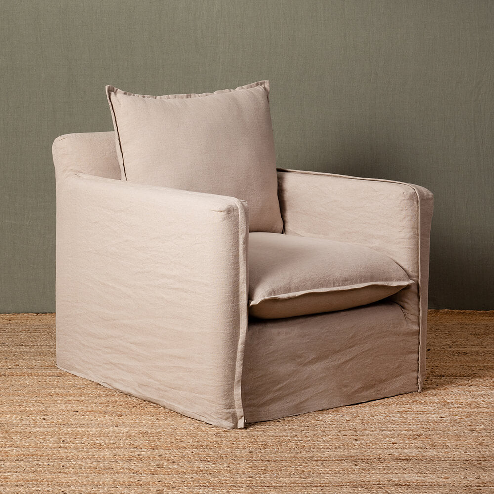 Sillón Dominga Lino Natural