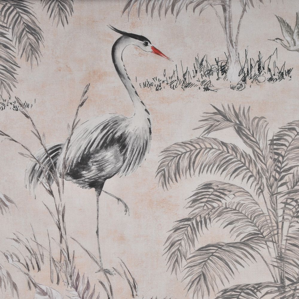 Algodón Doble Estampado Heron Elegance Beige - Fabrics
