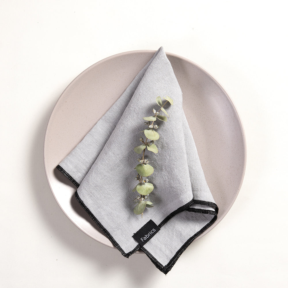 Servilleta Lino Isa 40x40cm Perla