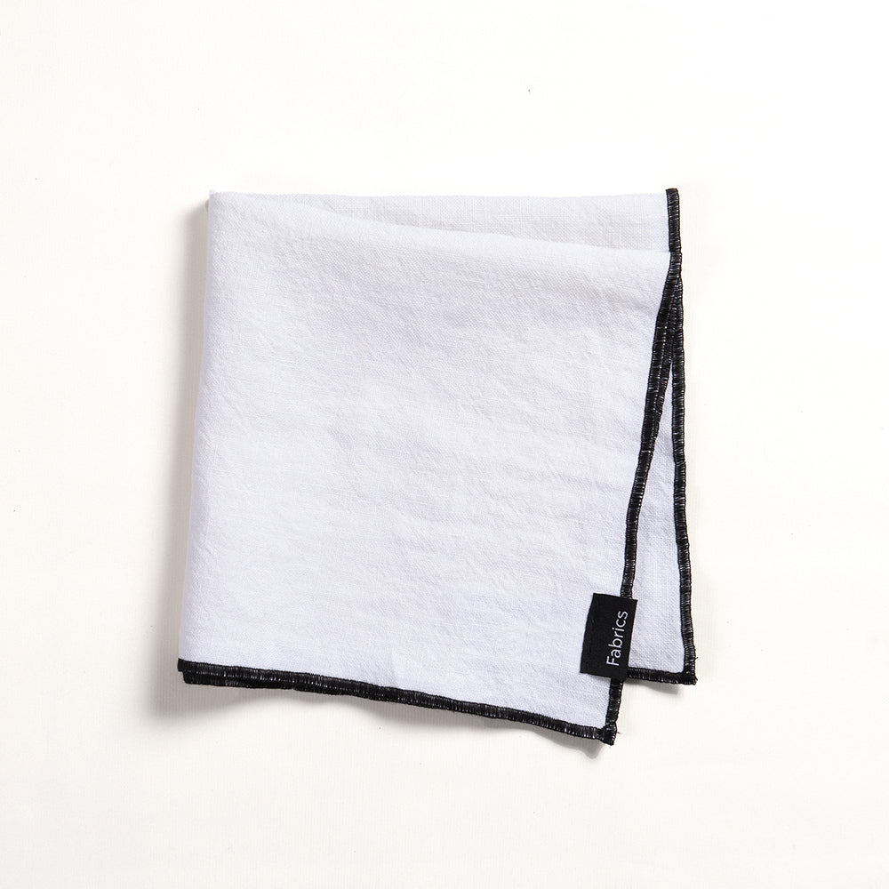 Servilleta Lino Isa 40x40cm Blanco