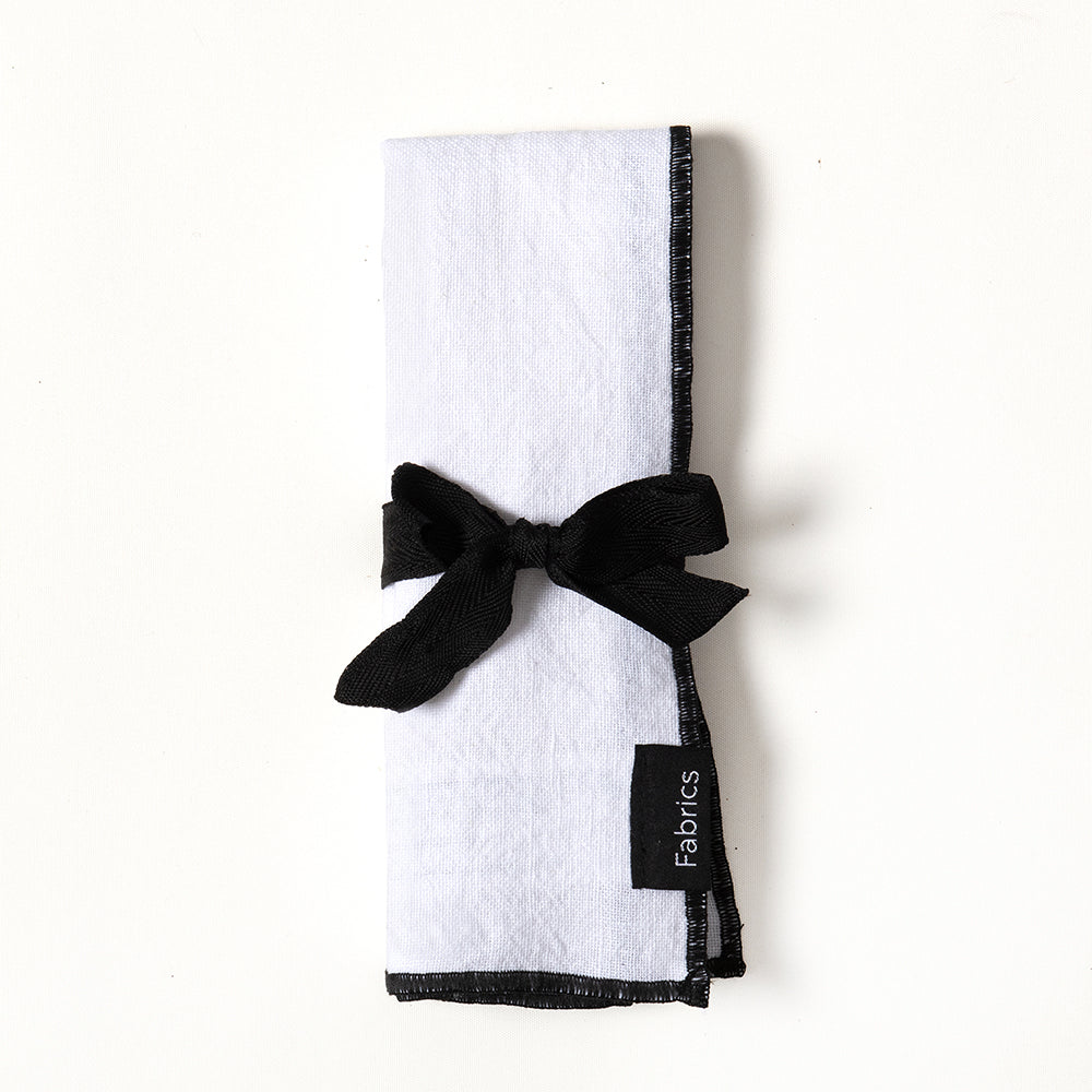 Servilleta Lino Isa 40x40cm Blanco