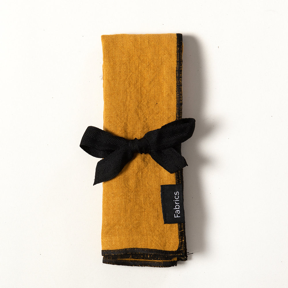 Servilleta Lino Isa 40x40cm Amarillo