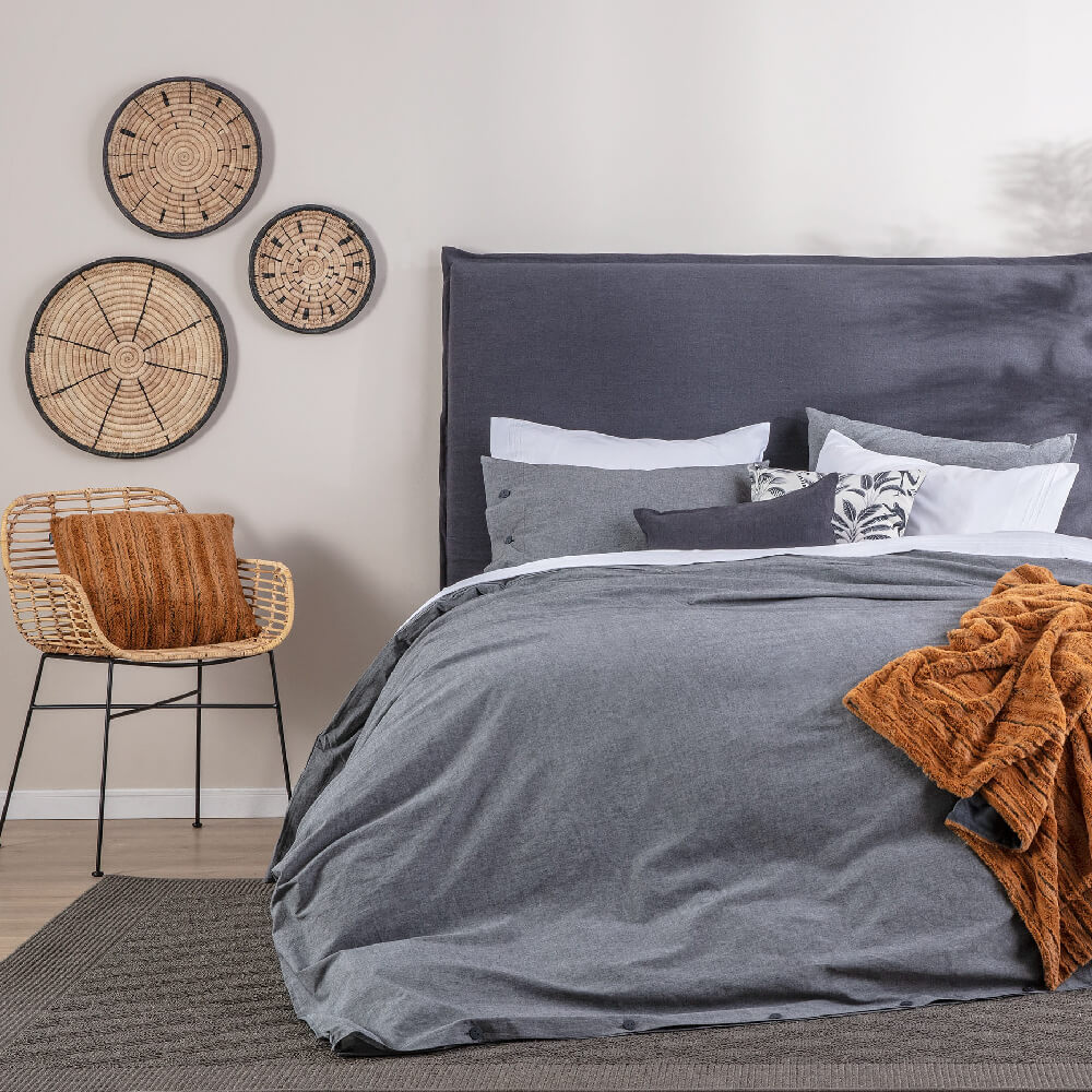 Funda de Plumón Algodón Chambray 1.5 Plazas Marengo